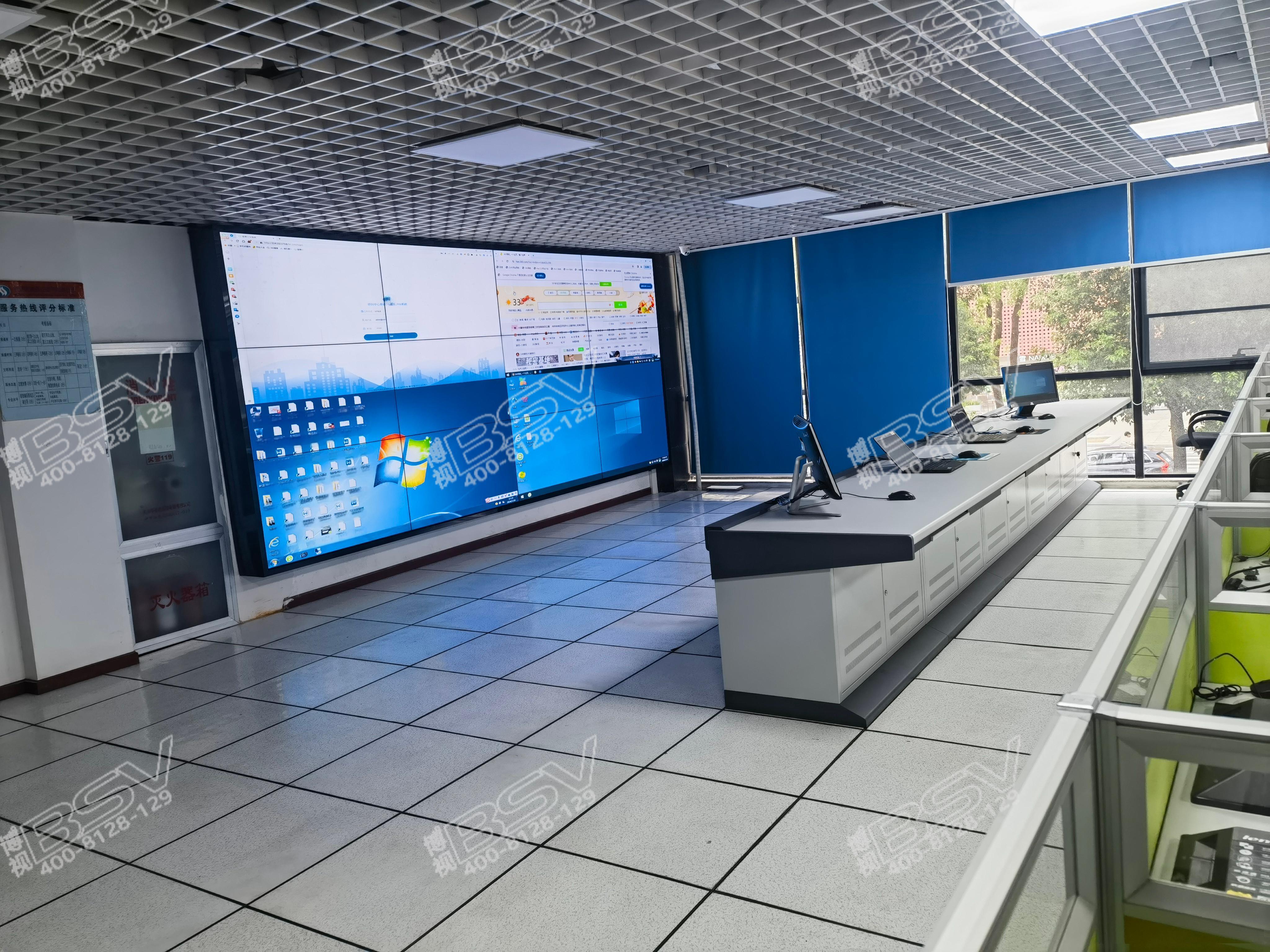 武漢某能源公司客服中心及控制室液晶拼接屏智慧顯示解決方案:以科技賦能運營可視化升級